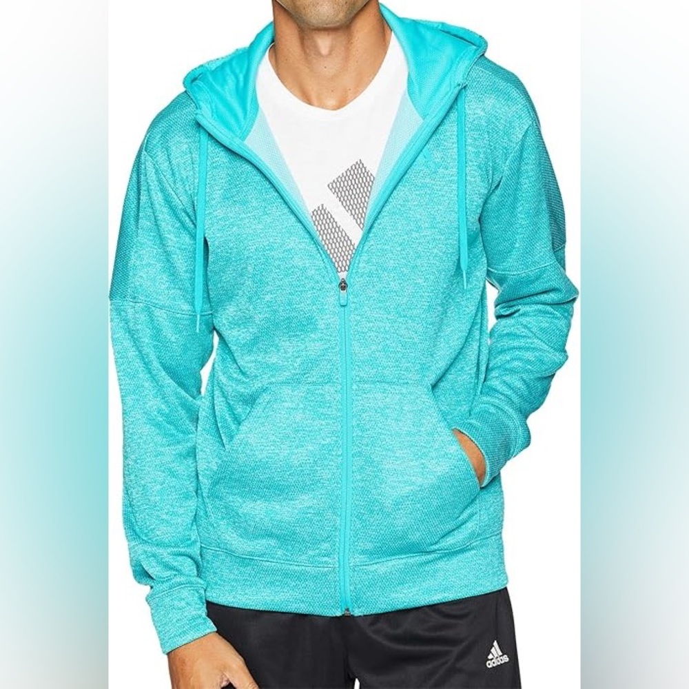 Adidas Athletic Zip-Up Jacket Hoodie